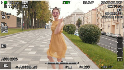 face and head detection af